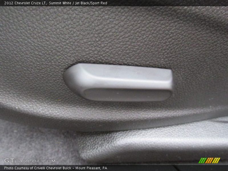 Summit White / Jet Black/Sport Red 2012 Chevrolet Cruze LT