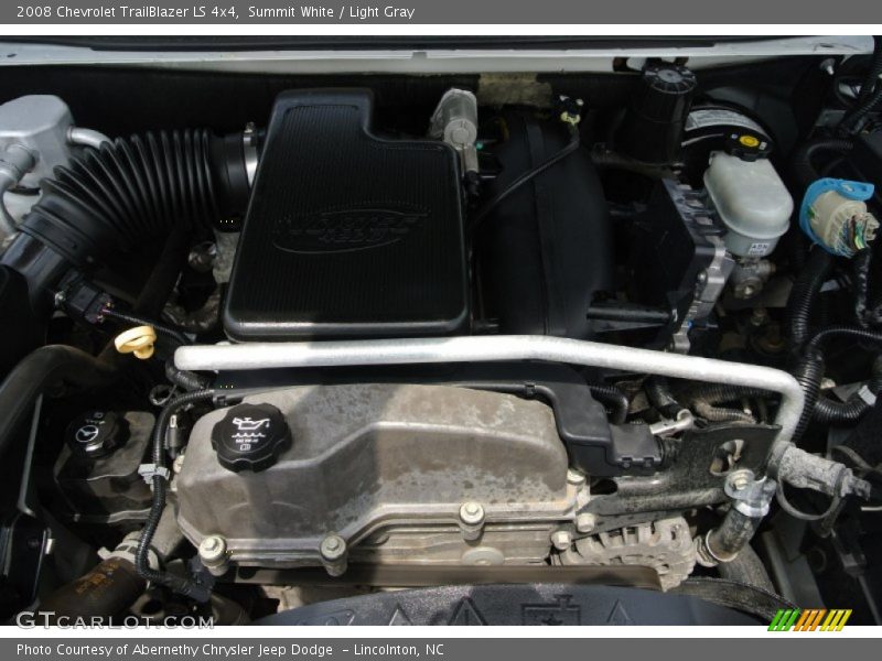 Summit White / Light Gray 2008 Chevrolet TrailBlazer LS 4x4
