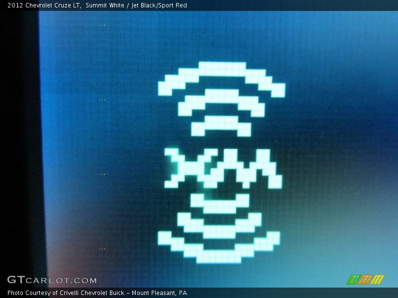 Summit White / Jet Black/Sport Red 2012 Chevrolet Cruze LT