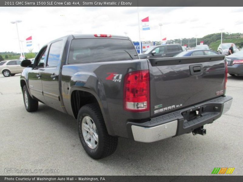 Storm Gray Metallic / Ebony 2011 GMC Sierra 1500 SLE Crew Cab 4x4