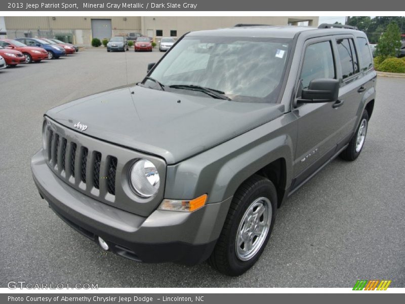 Mineral Gray Metallic / Dark Slate Gray 2013 Jeep Patriot Sport
