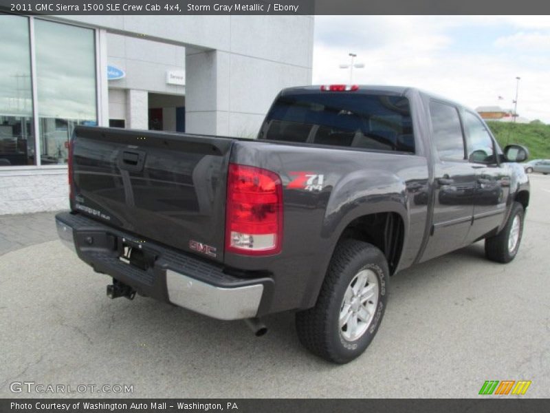 Storm Gray Metallic / Ebony 2011 GMC Sierra 1500 SLE Crew Cab 4x4