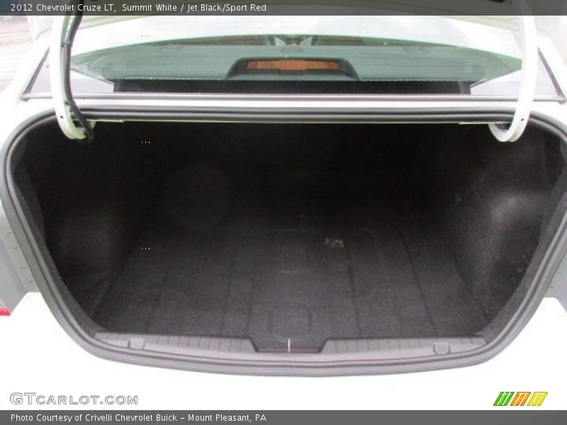 Summit White / Jet Black/Sport Red 2012 Chevrolet Cruze LT