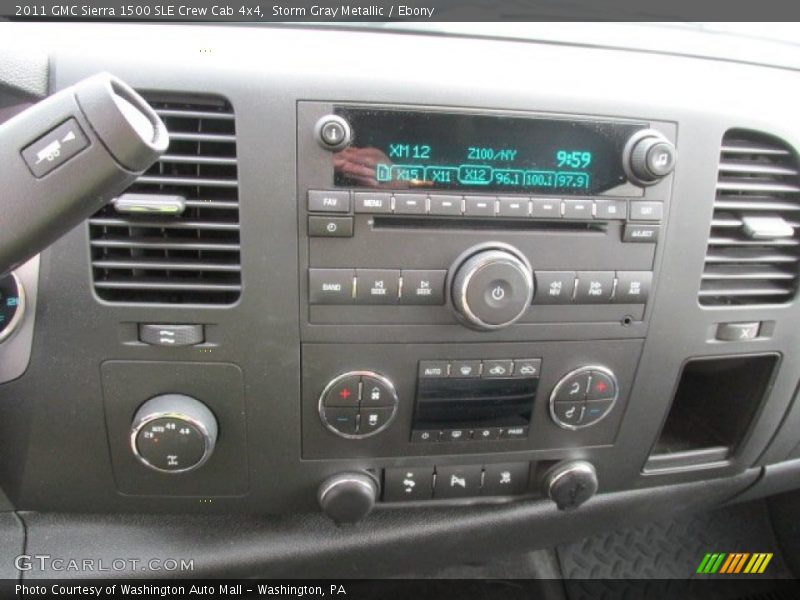 Storm Gray Metallic / Ebony 2011 GMC Sierra 1500 SLE Crew Cab 4x4