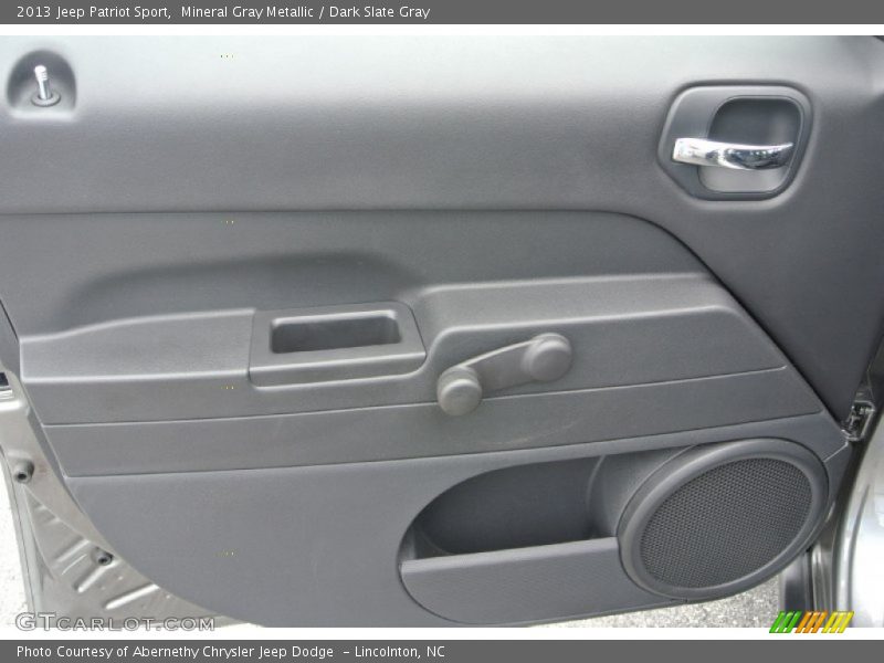 Mineral Gray Metallic / Dark Slate Gray 2013 Jeep Patriot Sport