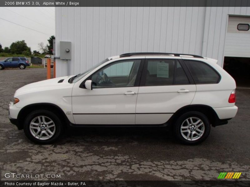 Alpine White / Beige 2006 BMW X5 3.0i