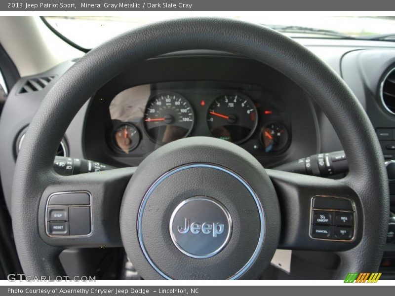 Mineral Gray Metallic / Dark Slate Gray 2013 Jeep Patriot Sport