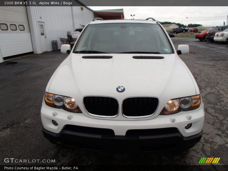 Alpine White / Beige 2006 BMW X5 3.0i