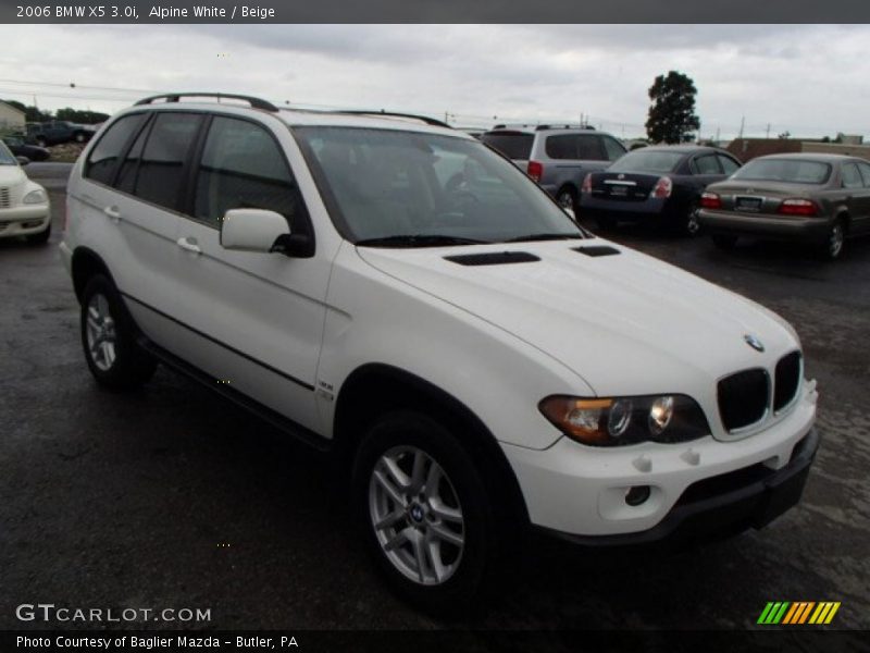Alpine White / Beige 2006 BMW X5 3.0i
