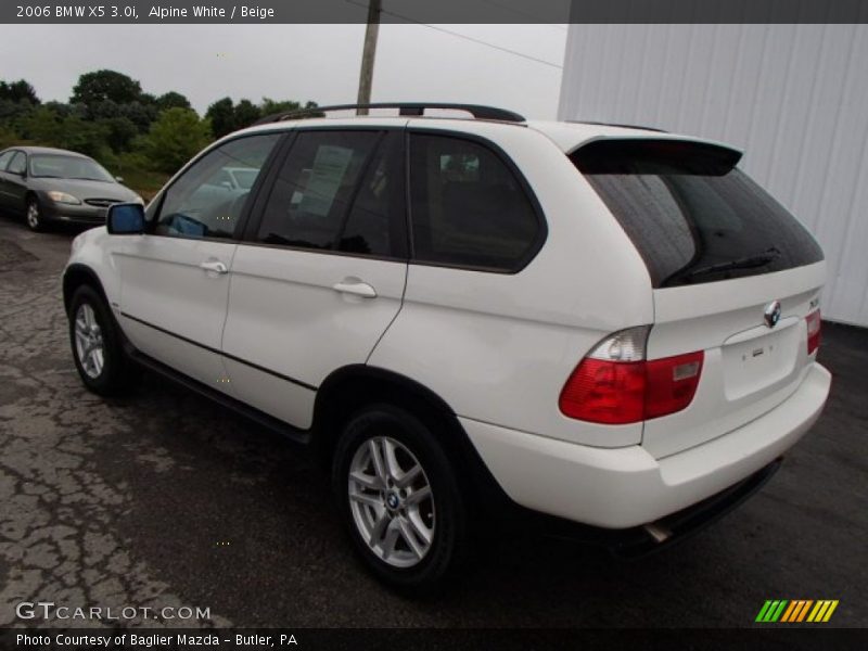 Alpine White / Beige 2006 BMW X5 3.0i