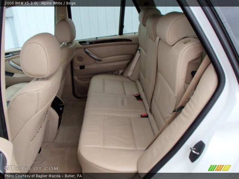 Alpine White / Beige 2006 BMW X5 3.0i