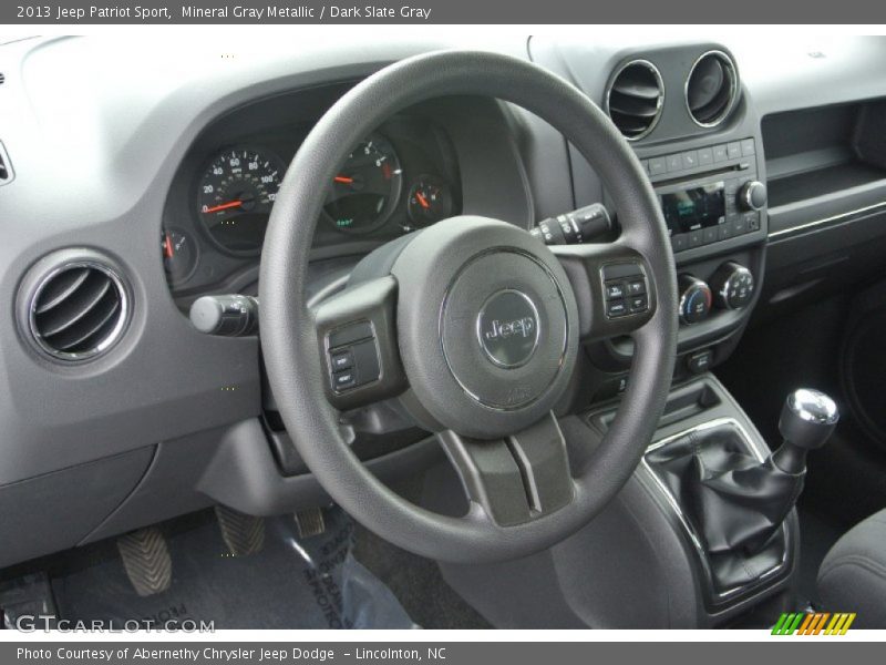 Mineral Gray Metallic / Dark Slate Gray 2013 Jeep Patriot Sport