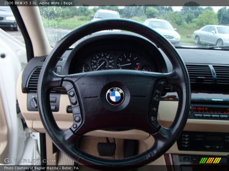 Alpine White / Beige 2006 BMW X5 3.0i