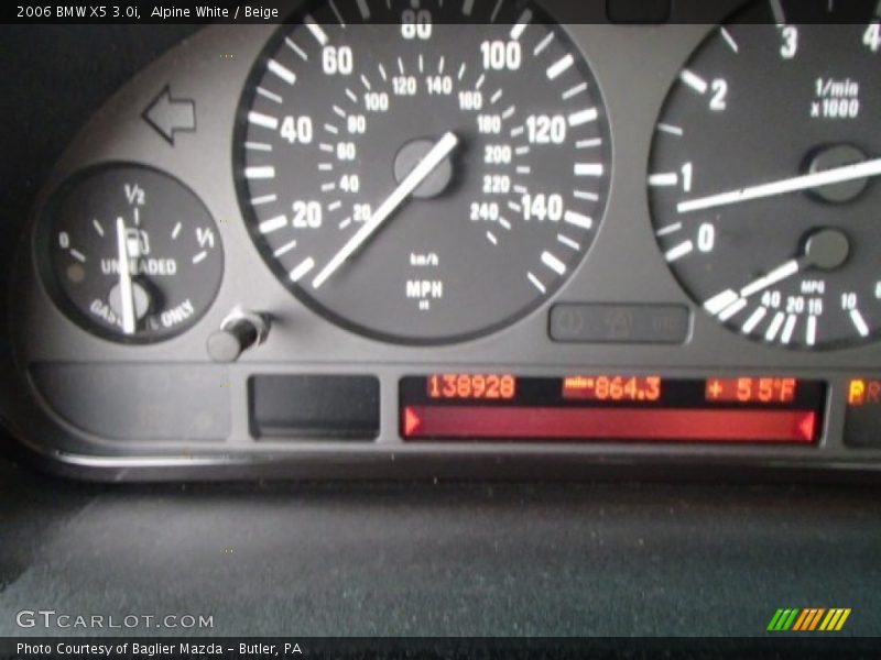 Alpine White / Beige 2006 BMW X5 3.0i