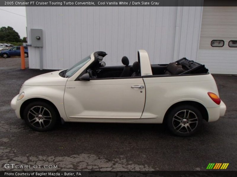 Cool Vanilla White / Dark Slate Gray 2005 Chrysler PT Cruiser Touring Turbo Convertible