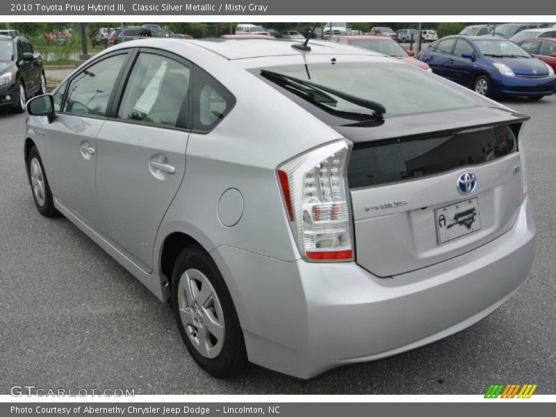 Classic Silver Metallic / Misty Gray 2010 Toyota Prius Hybrid III