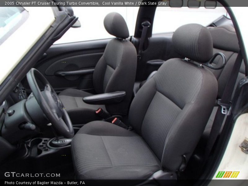 Cool Vanilla White / Dark Slate Gray 2005 Chrysler PT Cruiser Touring Turbo Convertible