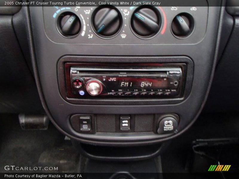 Cool Vanilla White / Dark Slate Gray 2005 Chrysler PT Cruiser Touring Turbo Convertible