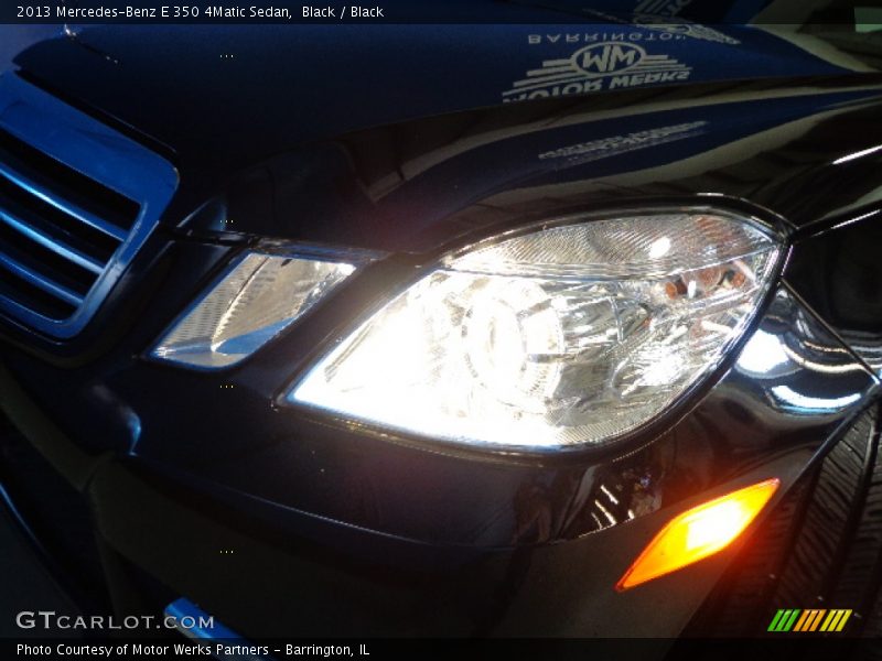 Black / Black 2013 Mercedes-Benz E 350 4Matic Sedan