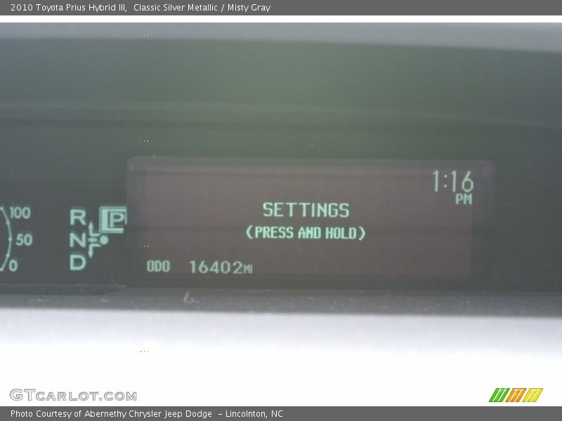 Classic Silver Metallic / Misty Gray 2010 Toyota Prius Hybrid III