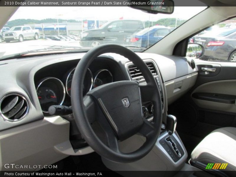 Sunburst Orange Pearl / Dark Slate Gray/Medium Graystone 2010 Dodge Caliber Mainstreet