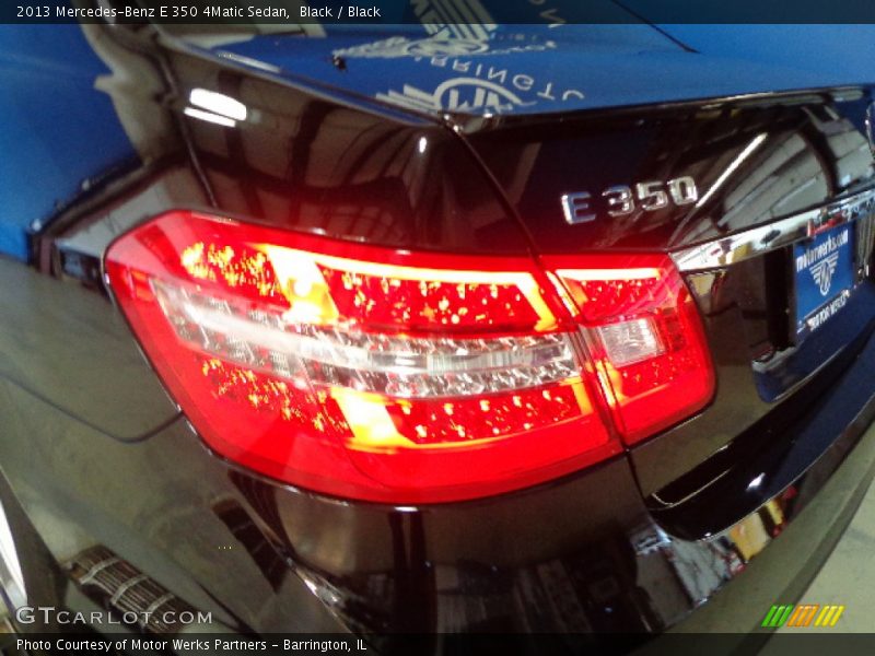 Black / Black 2013 Mercedes-Benz E 350 4Matic Sedan