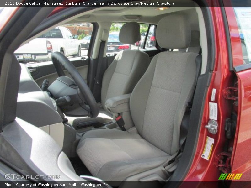 Sunburst Orange Pearl / Dark Slate Gray/Medium Graystone 2010 Dodge Caliber Mainstreet