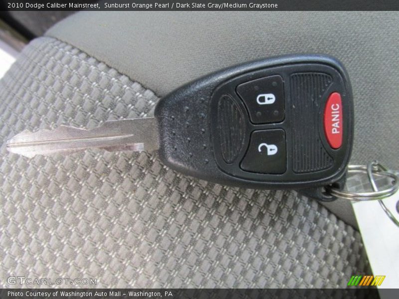 Sunburst Orange Pearl / Dark Slate Gray/Medium Graystone 2010 Dodge Caliber Mainstreet