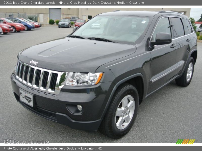 Mineral Gray Metallic / Dark Graystone/Medium Graystone 2011 Jeep Grand Cherokee Laredo