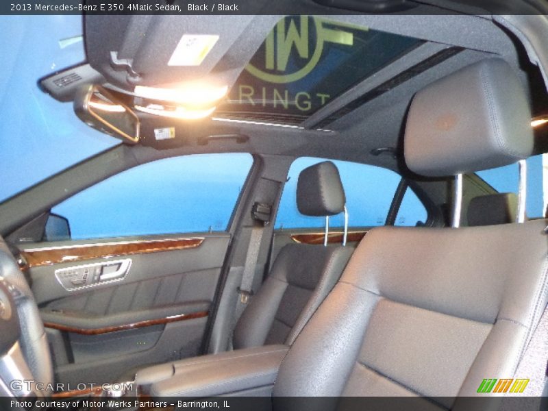 Black / Black 2013 Mercedes-Benz E 350 4Matic Sedan