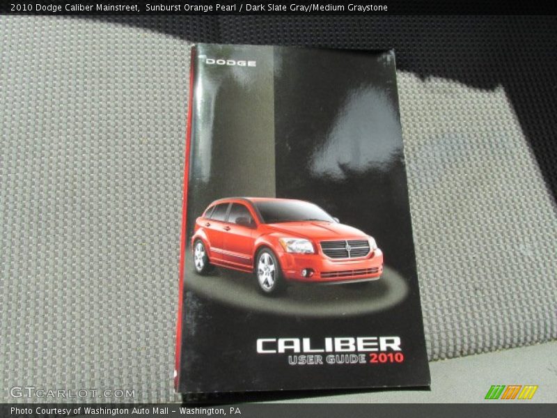 Sunburst Orange Pearl / Dark Slate Gray/Medium Graystone 2010 Dodge Caliber Mainstreet