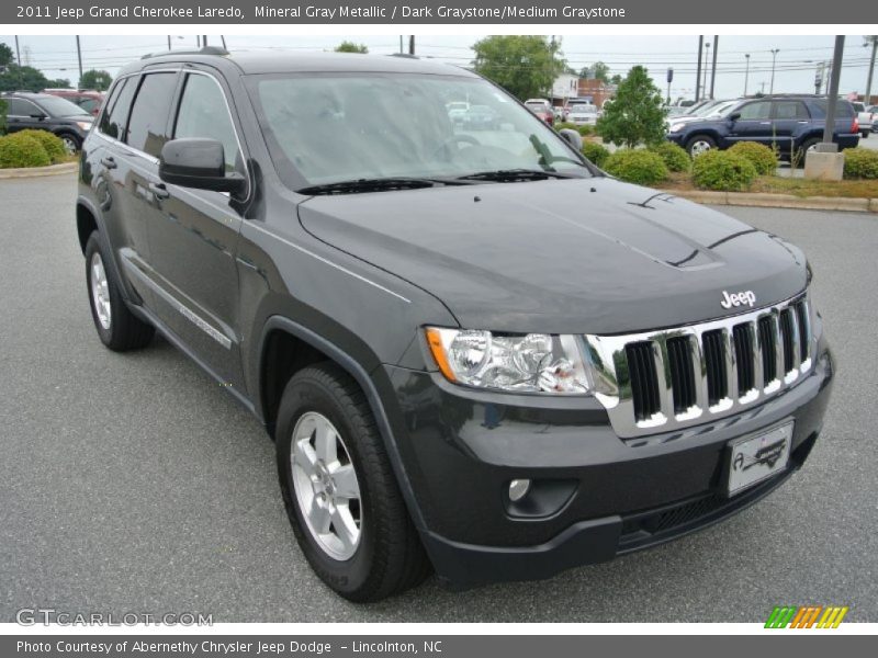 Mineral Gray Metallic / Dark Graystone/Medium Graystone 2011 Jeep Grand Cherokee Laredo