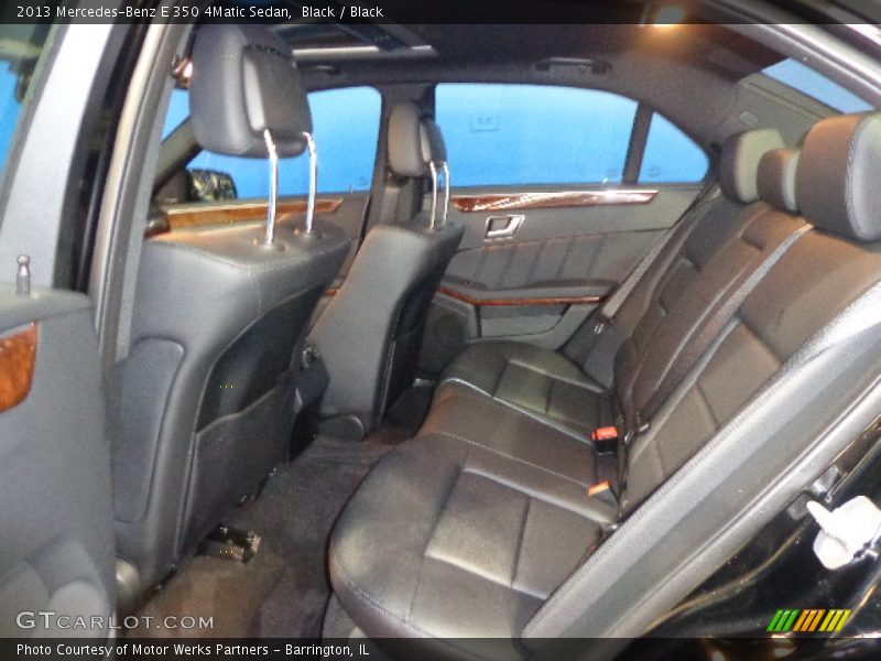 Black / Black 2013 Mercedes-Benz E 350 4Matic Sedan