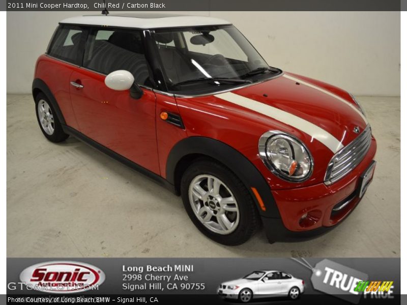Chili Red / Carbon Black 2011 Mini Cooper Hardtop
