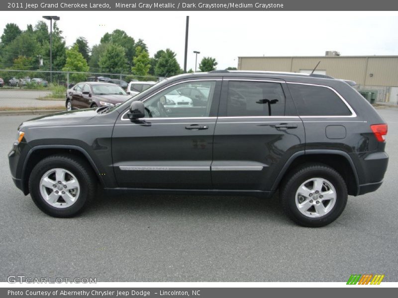 Mineral Gray Metallic / Dark Graystone/Medium Graystone 2011 Jeep Grand Cherokee Laredo