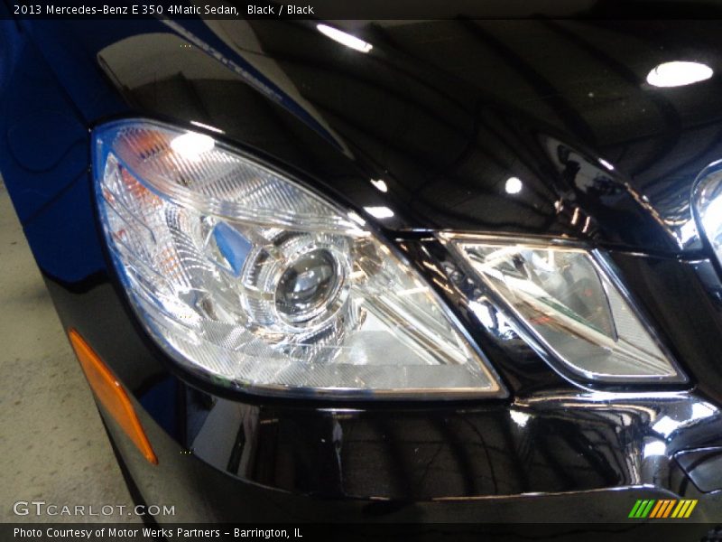 Black / Black 2013 Mercedes-Benz E 350 4Matic Sedan