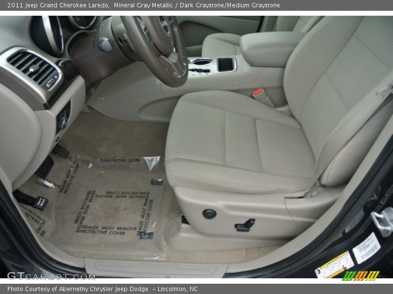 Mineral Gray Metallic / Dark Graystone/Medium Graystone 2011 Jeep Grand Cherokee Laredo