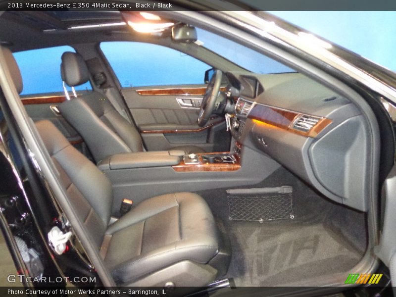 Black / Black 2013 Mercedes-Benz E 350 4Matic Sedan