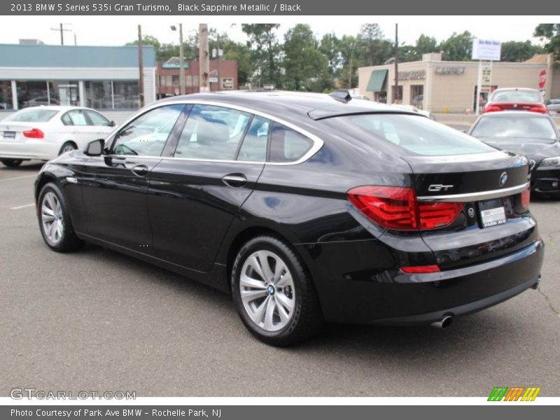Black Sapphire Metallic / Black 2013 BMW 5 Series 535i Gran Turismo