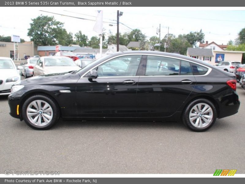 Black Sapphire Metallic / Black 2013 BMW 5 Series 535i Gran Turismo