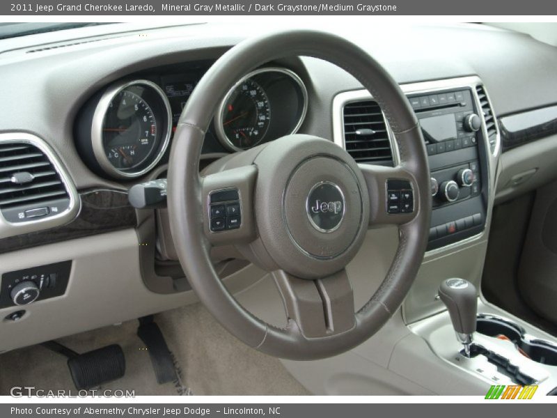 Mineral Gray Metallic / Dark Graystone/Medium Graystone 2011 Jeep Grand Cherokee Laredo