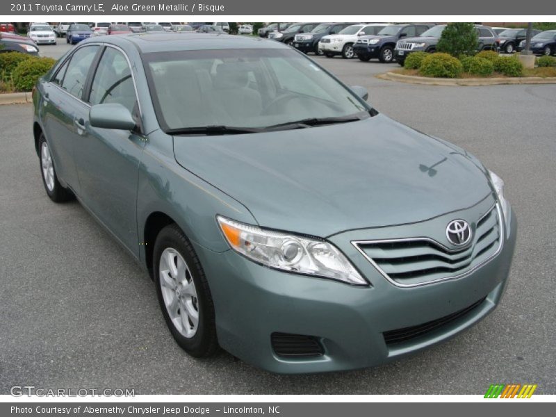 Aloe Green Metallic / Bisque 2011 Toyota Camry LE