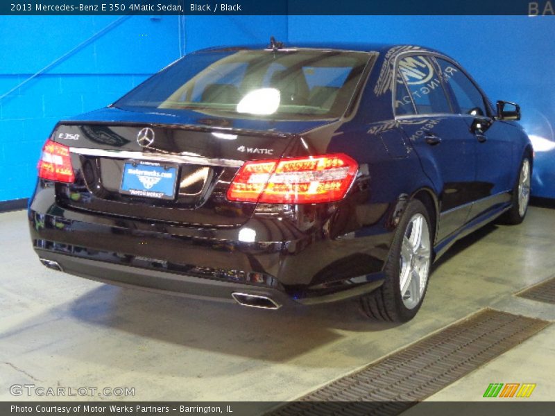 Black / Black 2013 Mercedes-Benz E 350 4Matic Sedan