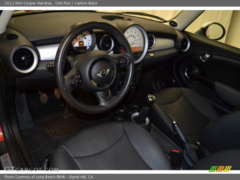 Chili Red / Carbon Black 2011 Mini Cooper Hardtop