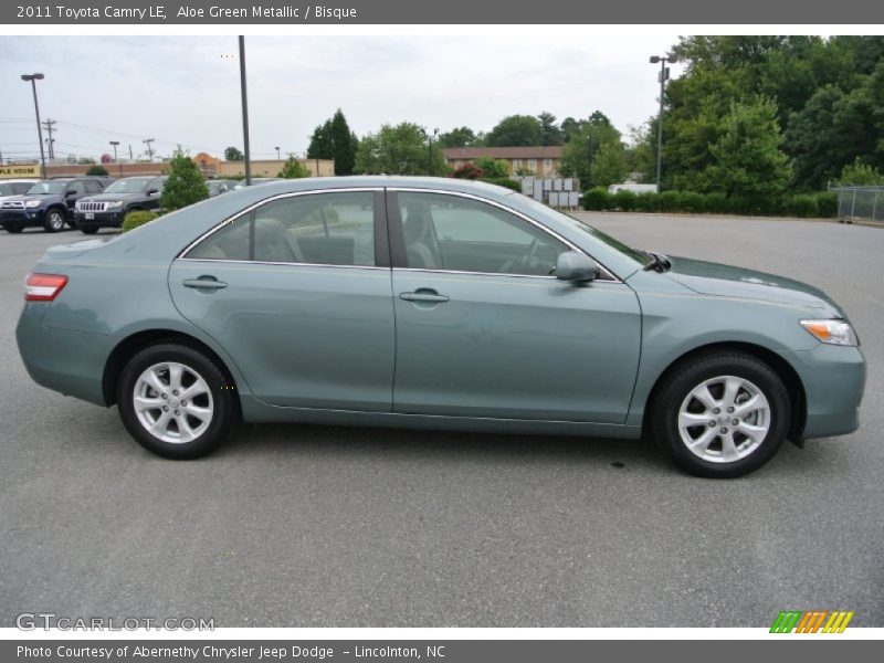 Aloe Green Metallic / Bisque 2011 Toyota Camry LE