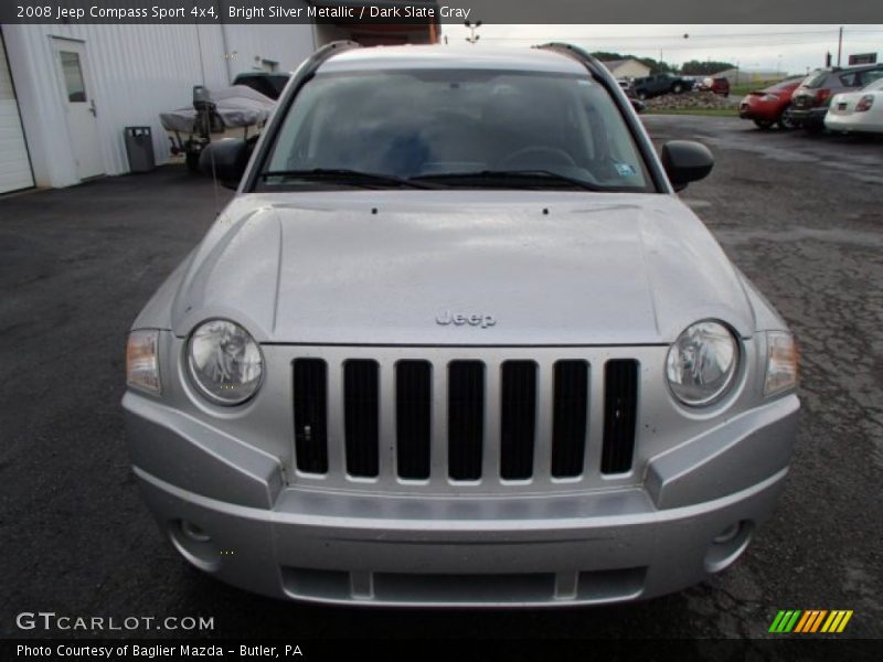 Bright Silver Metallic / Dark Slate Gray 2008 Jeep Compass Sport 4x4