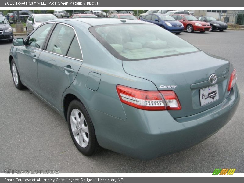 Aloe Green Metallic / Bisque 2011 Toyota Camry LE