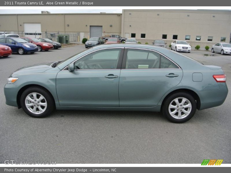 Aloe Green Metallic / Bisque 2011 Toyota Camry LE