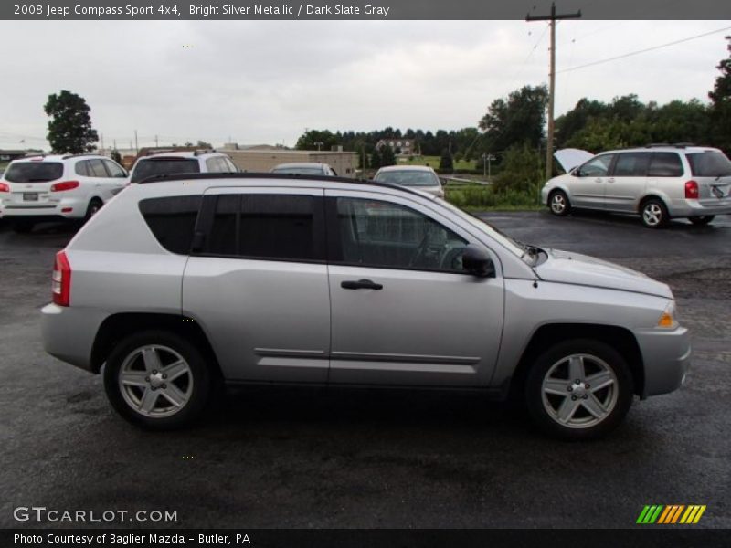 Bright Silver Metallic / Dark Slate Gray 2008 Jeep Compass Sport 4x4