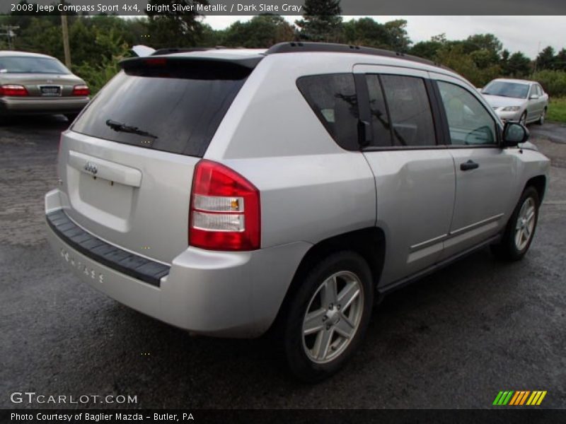 Bright Silver Metallic / Dark Slate Gray 2008 Jeep Compass Sport 4x4
